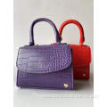 Italian Alligator Pattern Luxurious Handbag